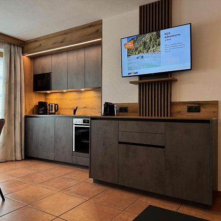 Camping Dreilaendereck Blockhuetten & Apartments Ried im Oberinntal Dış mekan fotoğraf