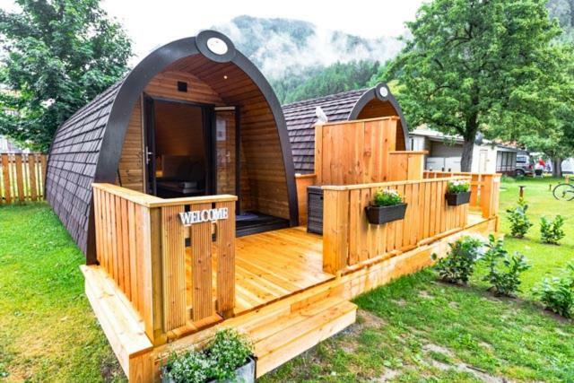 Camping Dreilaendereck Blockhuetten & Apartments Ried im Oberinntal Dış mekan fotoğraf